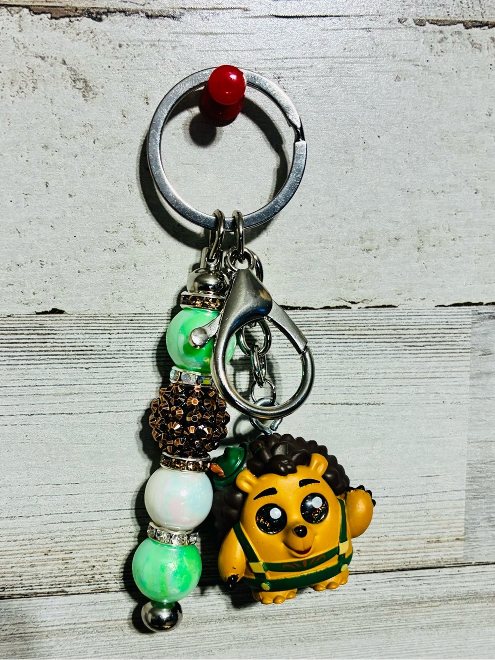 Disney Doorable Toy Story Keychain with Green Accents
